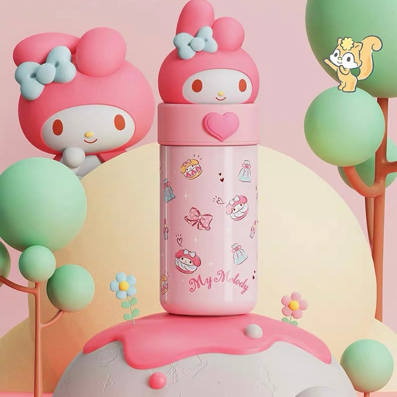 Sanrio Kawaii My Melody Kuromi Cinnamoroll Thermos 350Ml