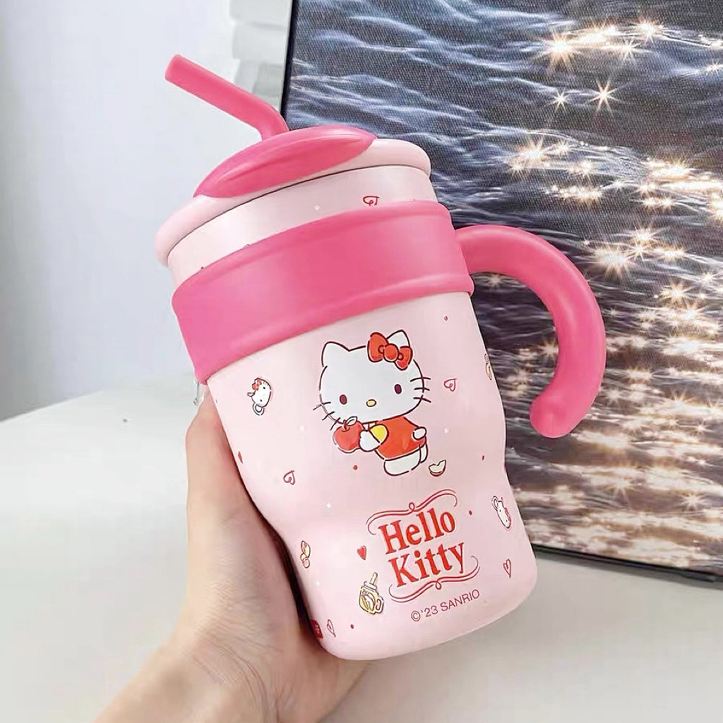 700/1200ml Sanrio Thermos Bottle Ice Water Cup Insulated Mug