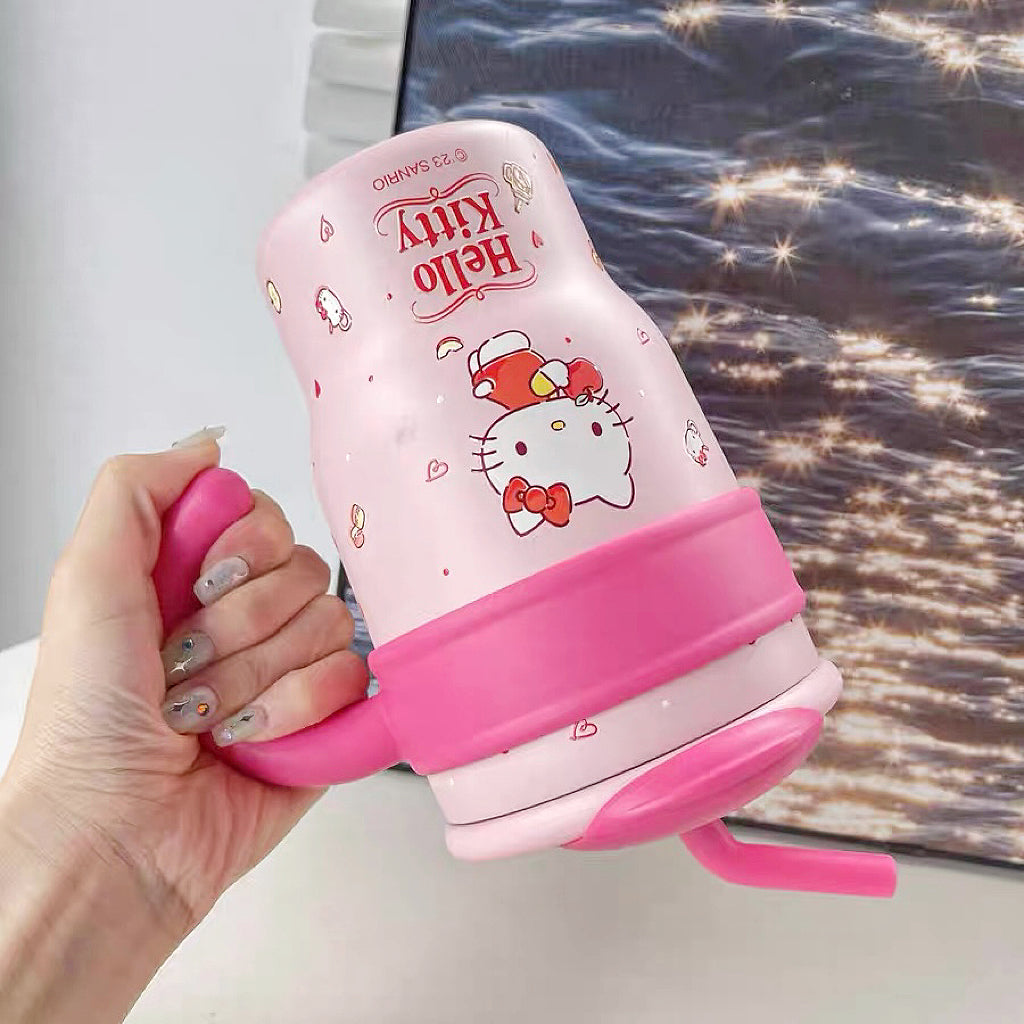 700/1200ml Sanrio Thermos Bottle Ice Water Cup Insulated Mug