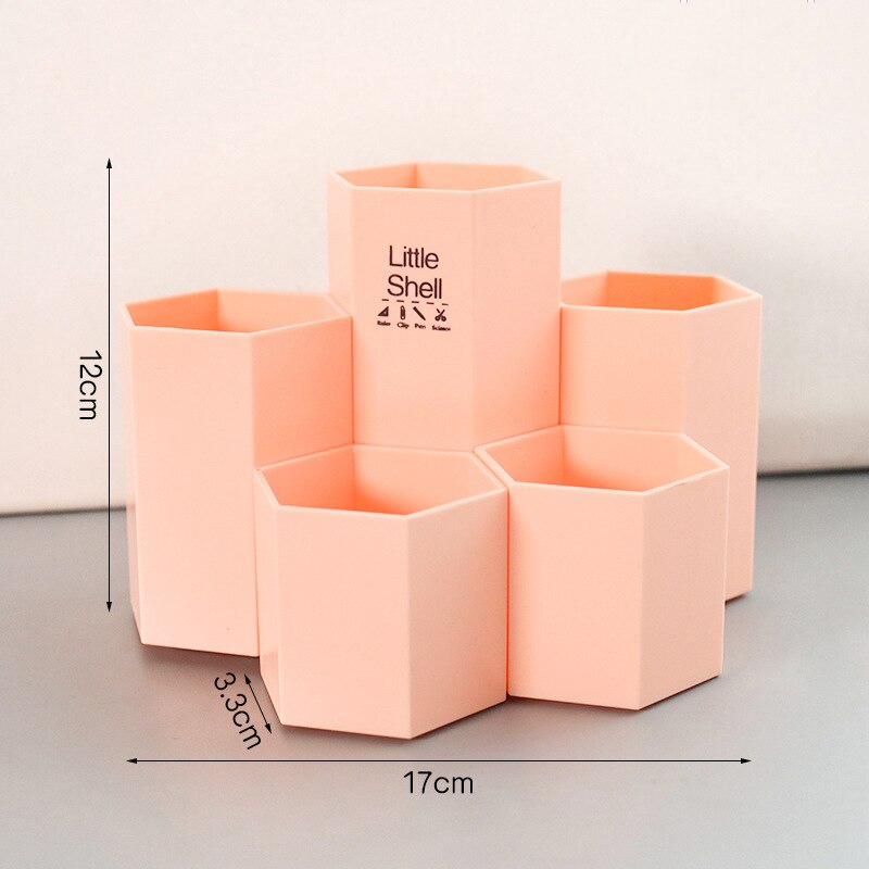 Cute Hexagonal Pen Holder