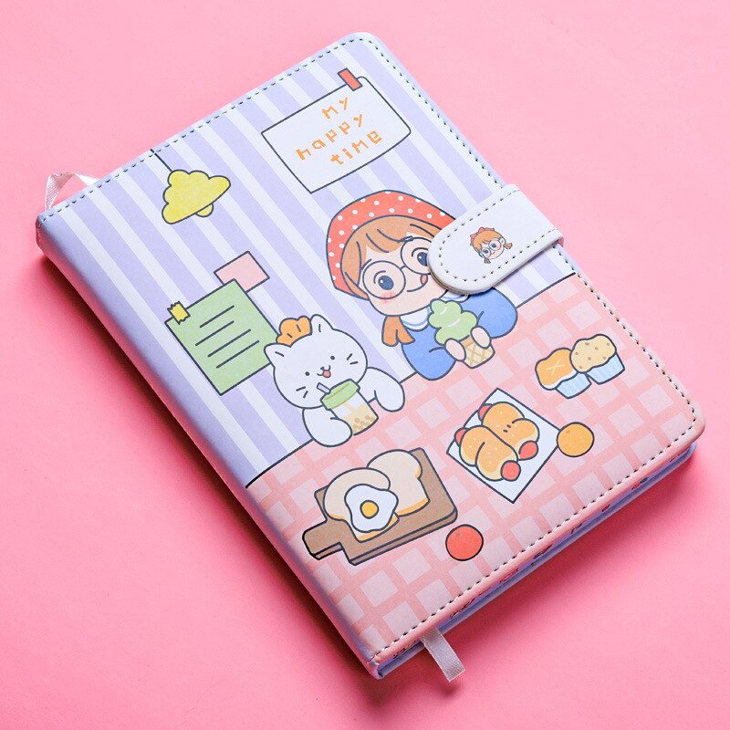 Cute Kawaii Soft Leather Diary Notebook