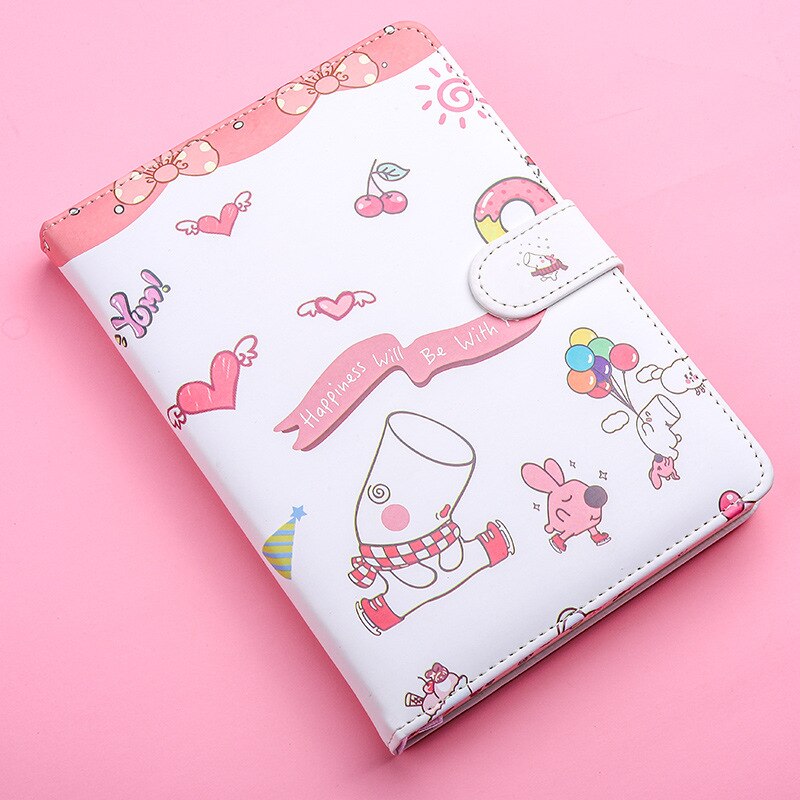 Cute Kawaii Soft Leather Diary Notebook