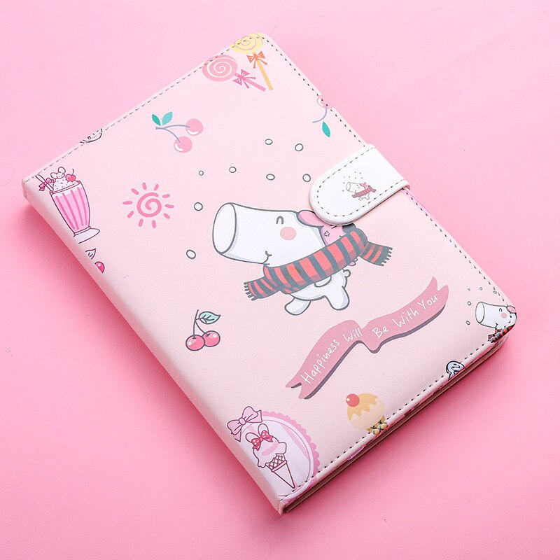 Cute Kawaii Soft Leather Diary Notebook