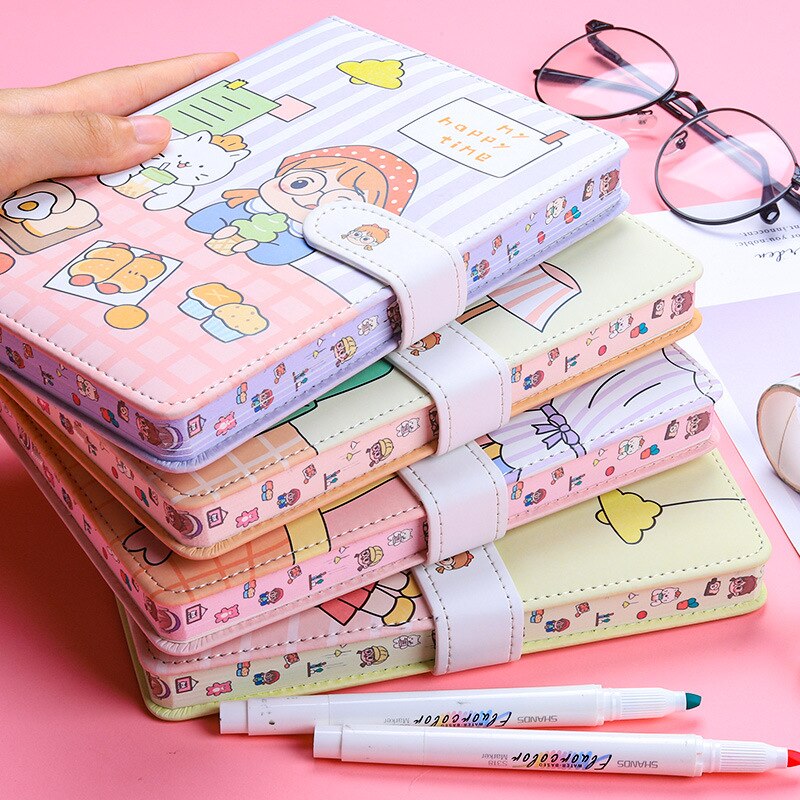 Cute Kawaii Soft Leather Diary Notebook