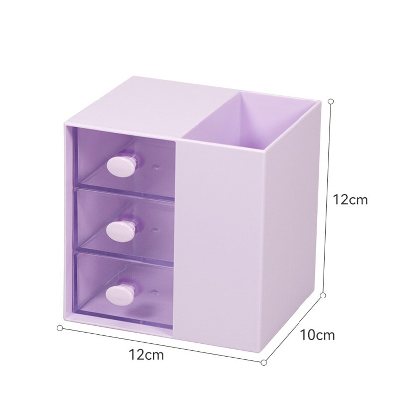 Pen Holder With Three Drawer