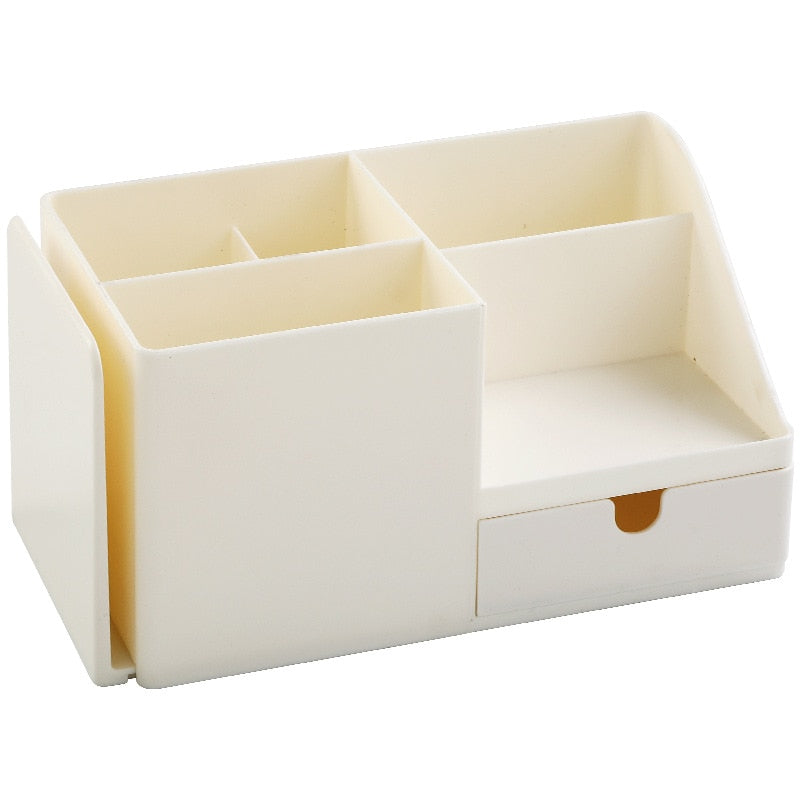 Large Pen Holder With Drawer and Bookshelf