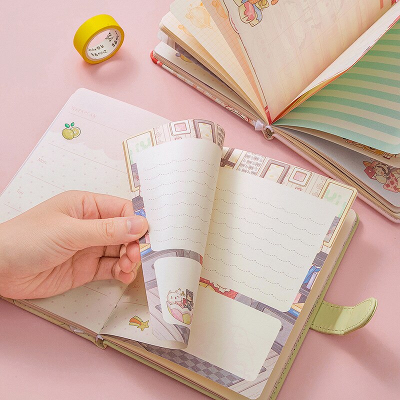 Kawaii Happy Shop Girl Notebook