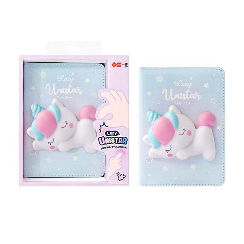 Cute Animals Squishy Notebook Unicorn Rabbit
