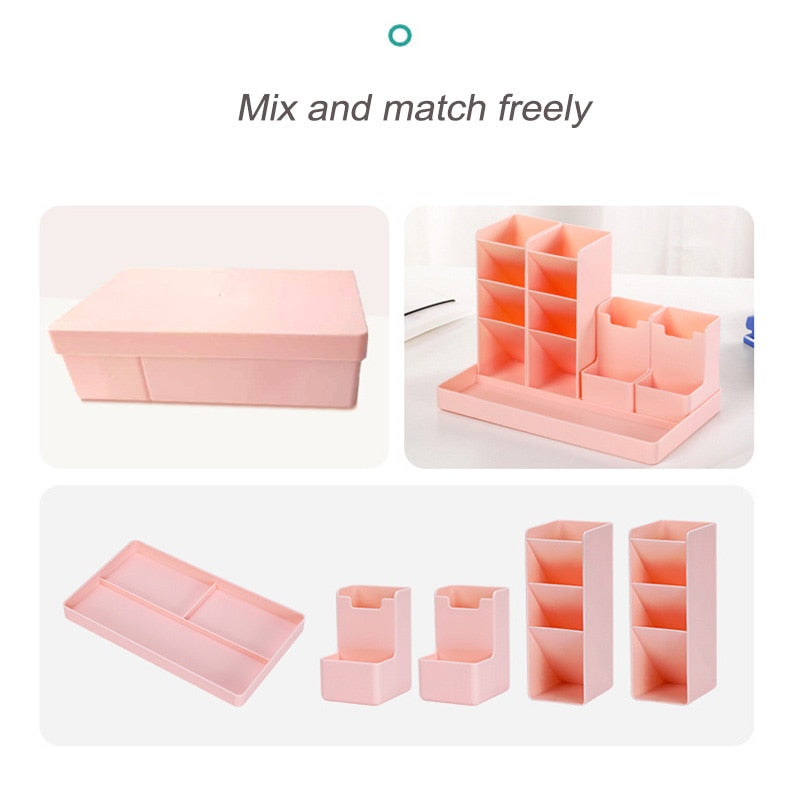 Large Cute Pen Holder Desk Accessories Storage Box