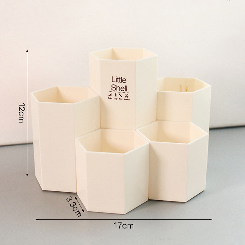 Cute Hexagonal Pen Holder