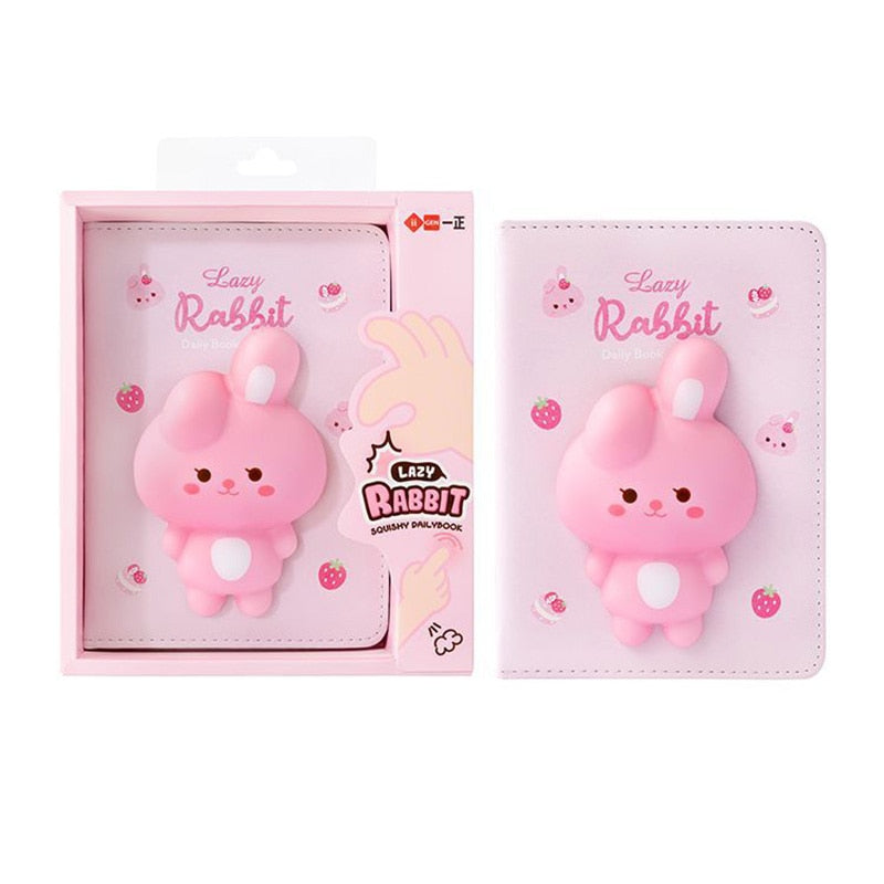 Cute Animals Squishy Notebook Unicorn Rabbit