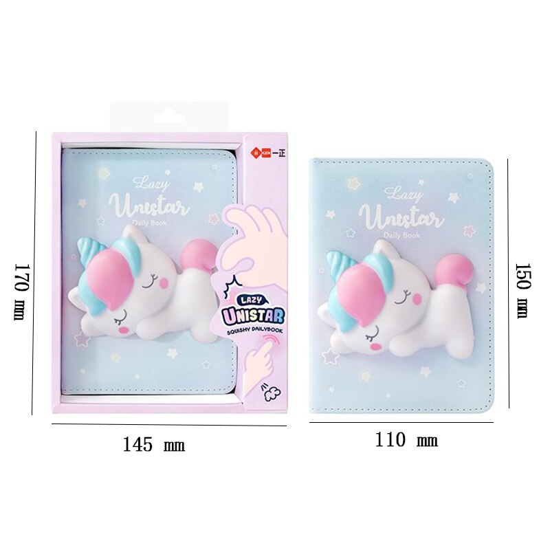 Cute Animals Squishy Notebook Unicorn Rabbit