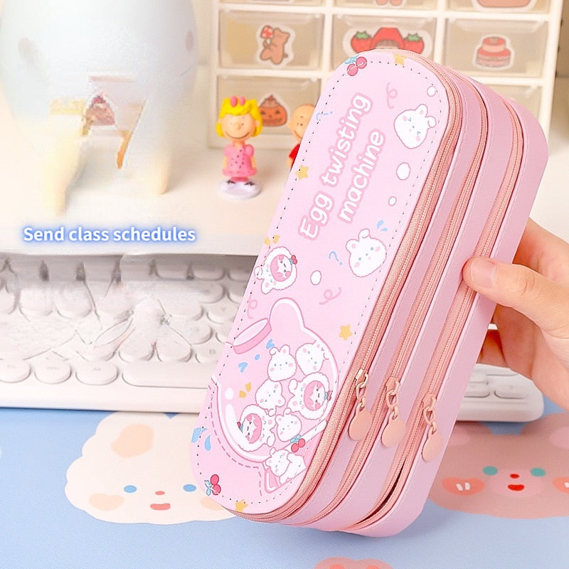 Cute Multi-layer Pencil Case