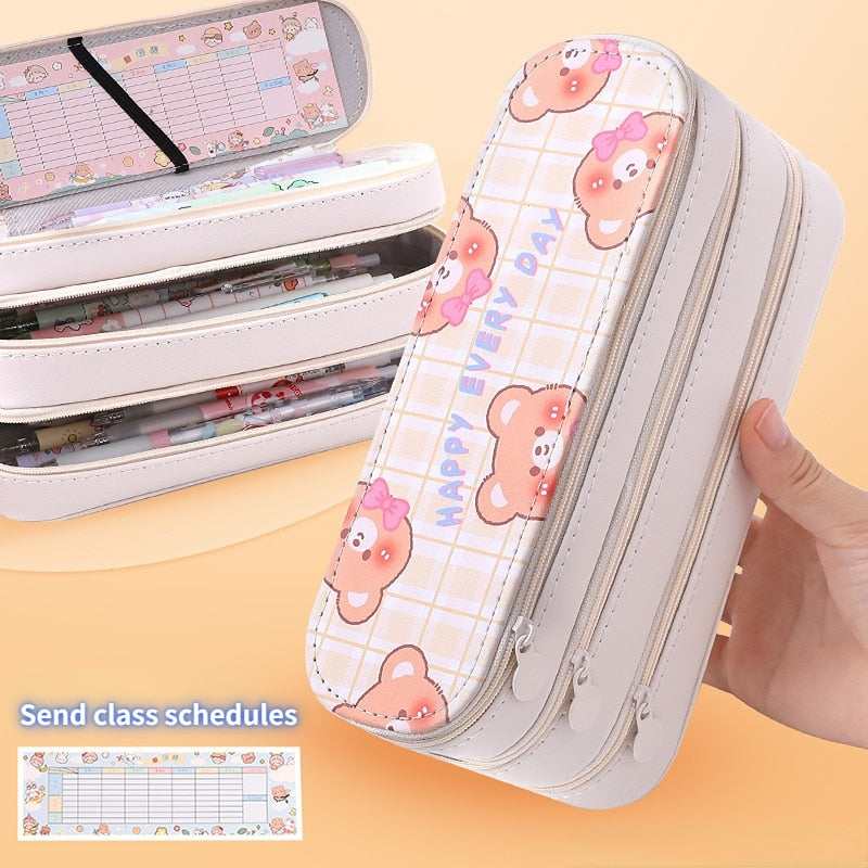 Cute Multi-layer Pencil Case