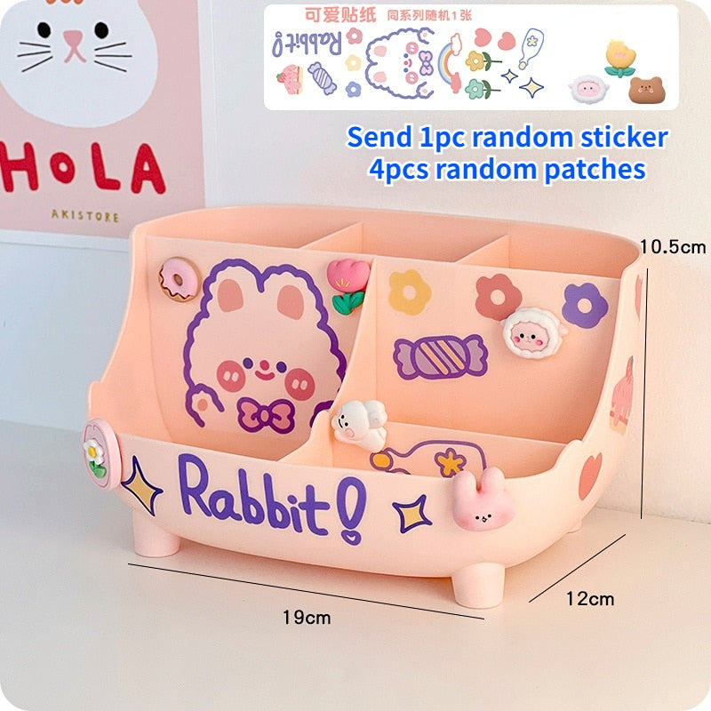 Kawaii Pen Holder Desk Organizer for Girls