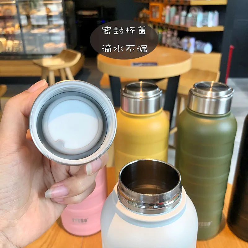 Double Stainless Steel Thermos Mug Portable Sport Vacuum Flask