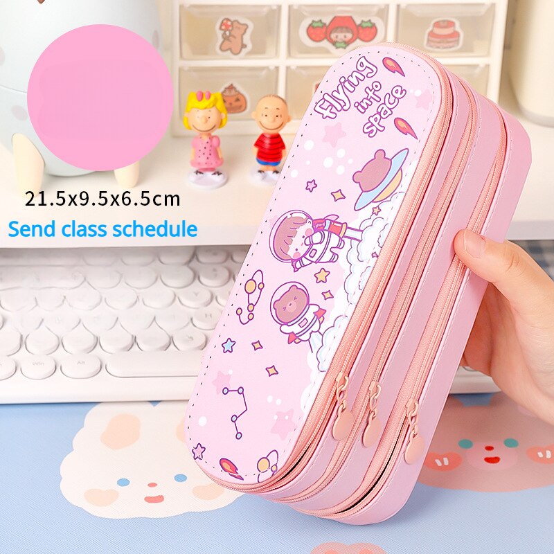 Cute Multi-layer Pencil Case