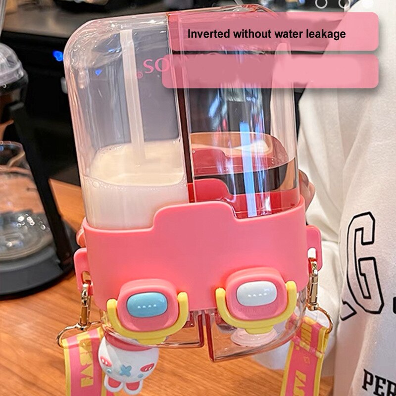 Kawaii Double Drinking Bottle 530ML