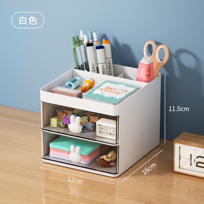 Cute Pen Holder With Two Drawer