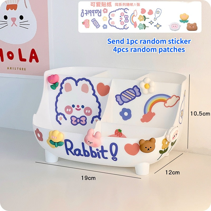 Kawaii Pen Holder Desk Organizer for Girls