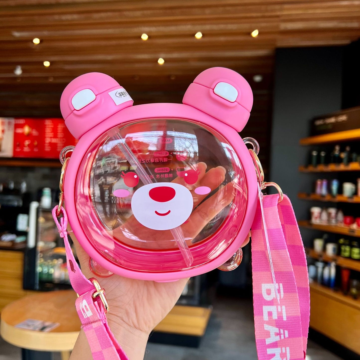 Kawaii Double Drinking Portable Water Bottle 750ml