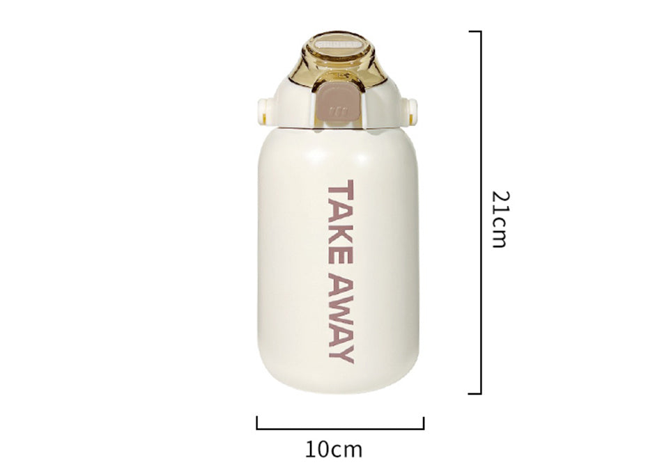 850ml Cute Stainless Steel Thermos Water Bottle