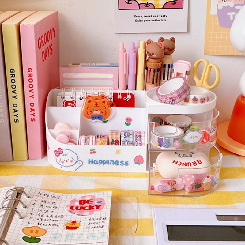 Kawaii Stationery Holder Desk Accessories