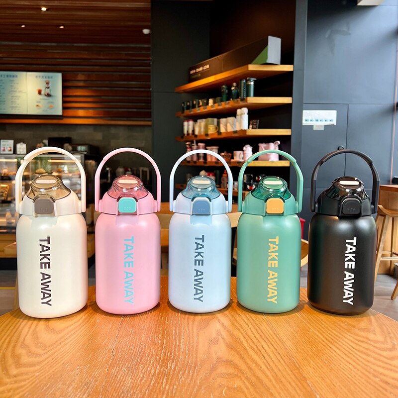 850ml Cute Stainless Steel Thermos Water Bottle