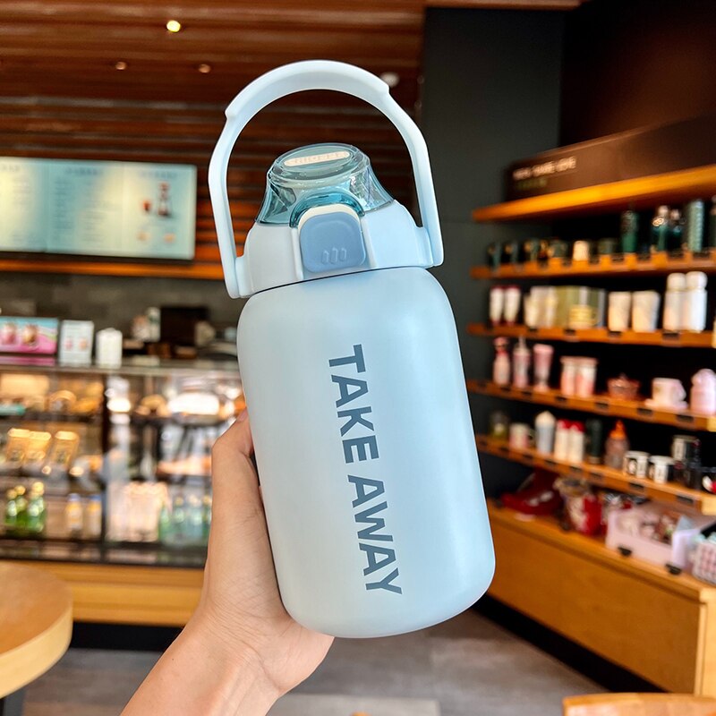850ml Cute Stainless Steel Thermos Water Bottle
