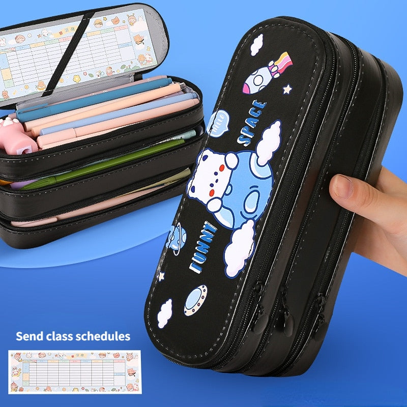 Cute Multi-layer Pencil Case
