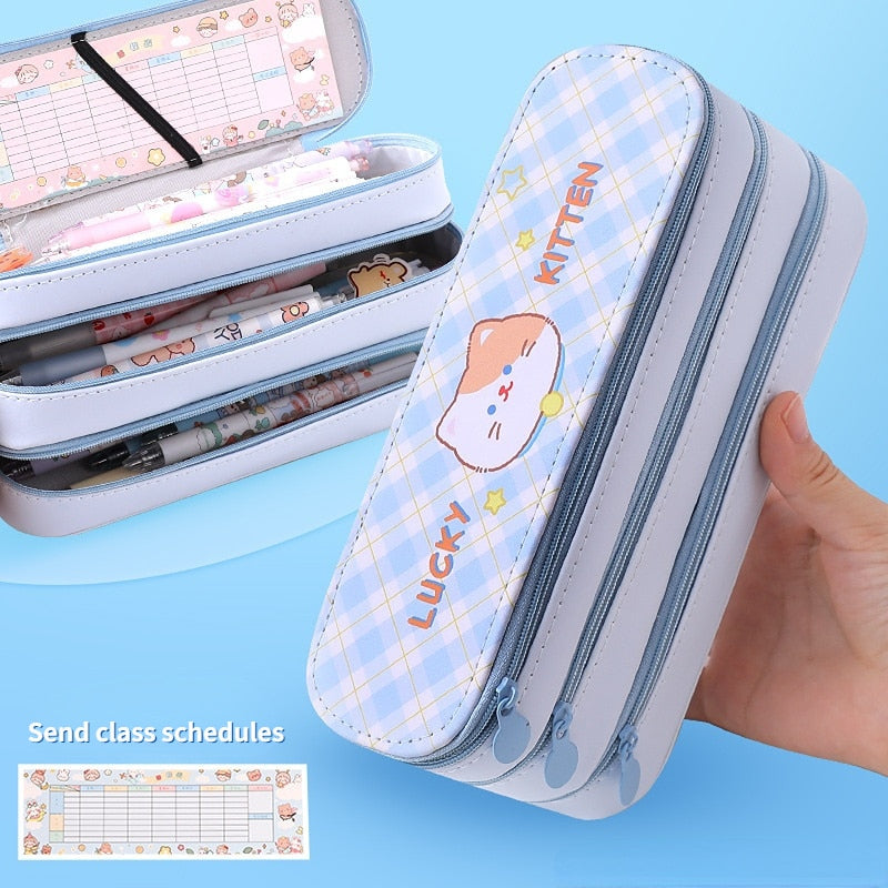 Cute Multi-layer Pencil Case
