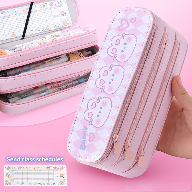 Cute Multi-layer Pencil Case
