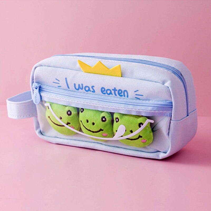 Kawaii Pencil Case with Cute Plushies