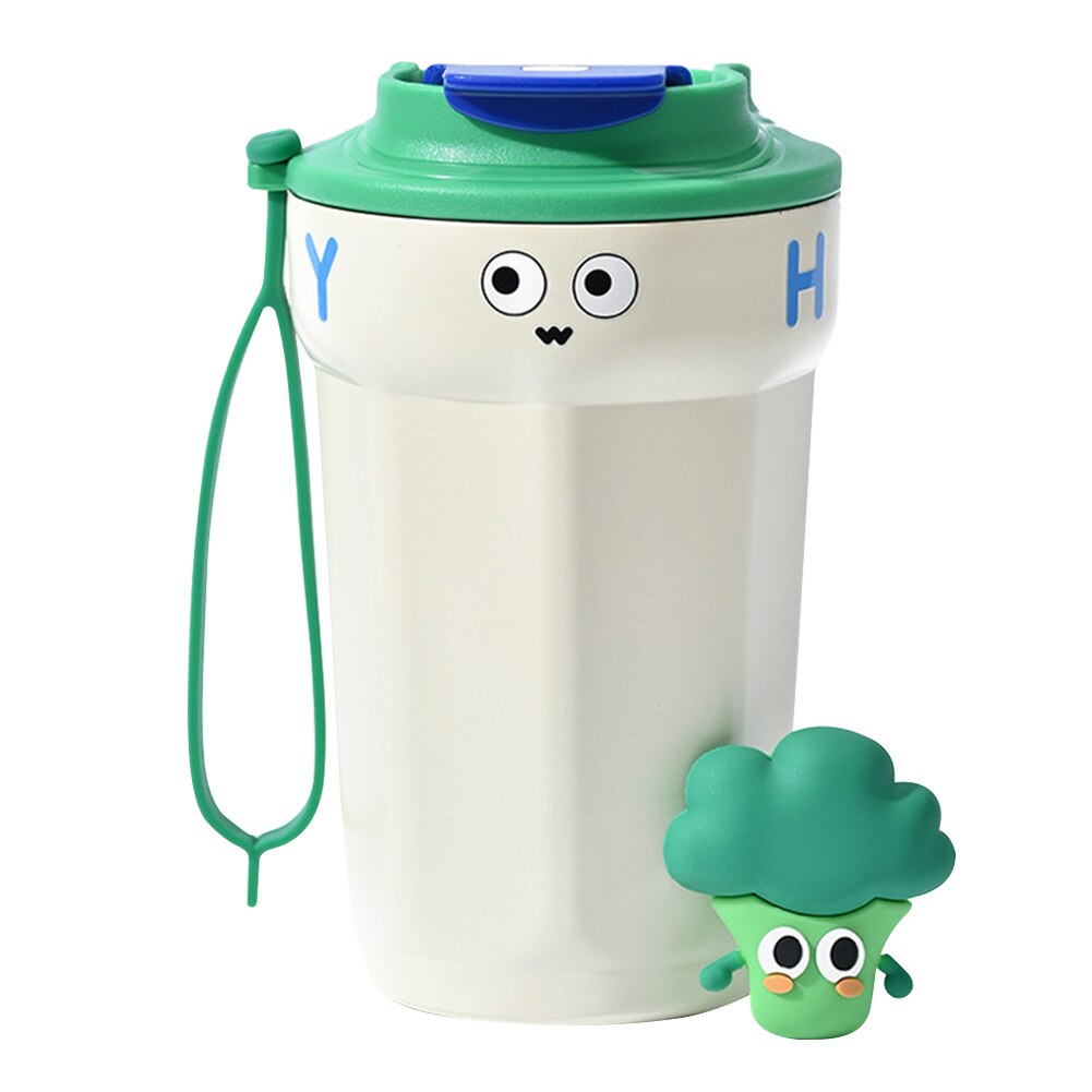 Kawaii Stainless Steel Vacuum Flask Coffee Mug 450ML