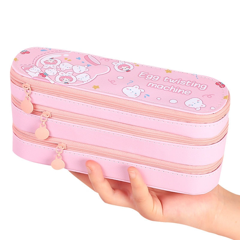 Cute Multi-layer Pencil Case