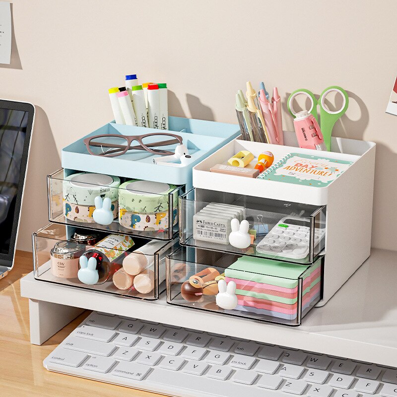 Cute Pen Holder With Two Drawer