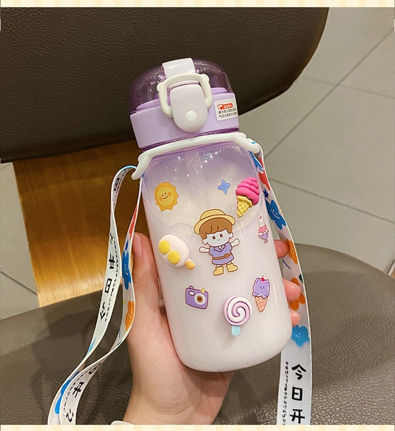 Kawaii Double Drinking Bottle 530ML