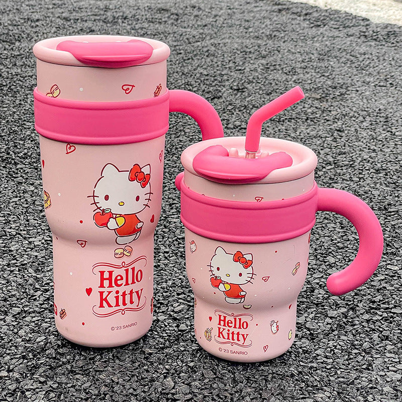 700/1200ml Sanrio Thermos Bottle Ice Water Cup Insulated Mug