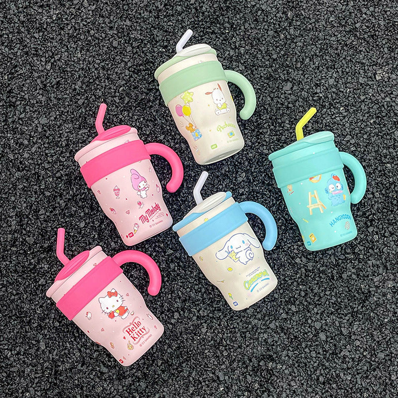 700/1200ml Sanrio Thermos Bottle Ice Water Cup Insulated Mug