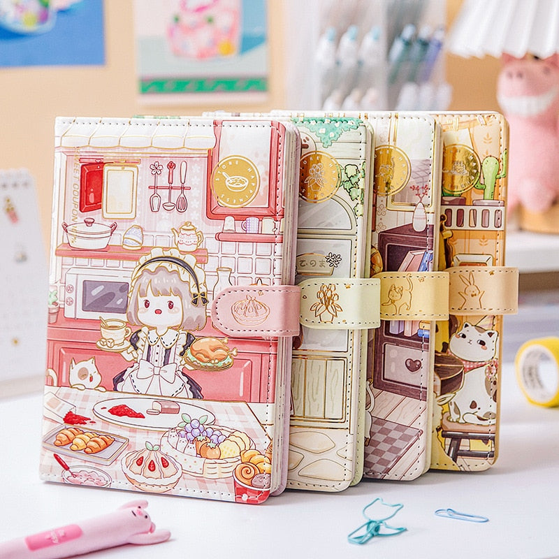 Kawaii Happy Shop Girl Notebook