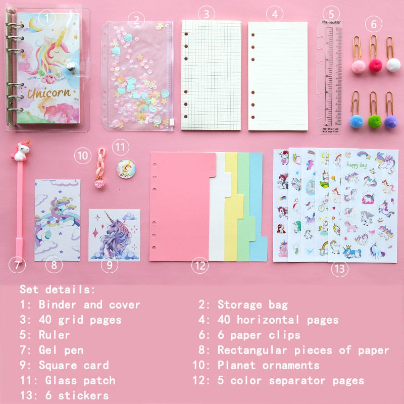 Kawaii Notebook Loose-leaf