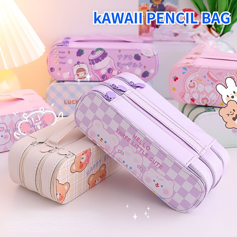 Cute Multi-layer Pencil Case