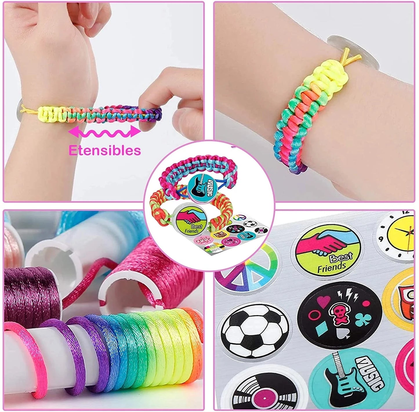Friendship Bracelet Making Kit for Girls