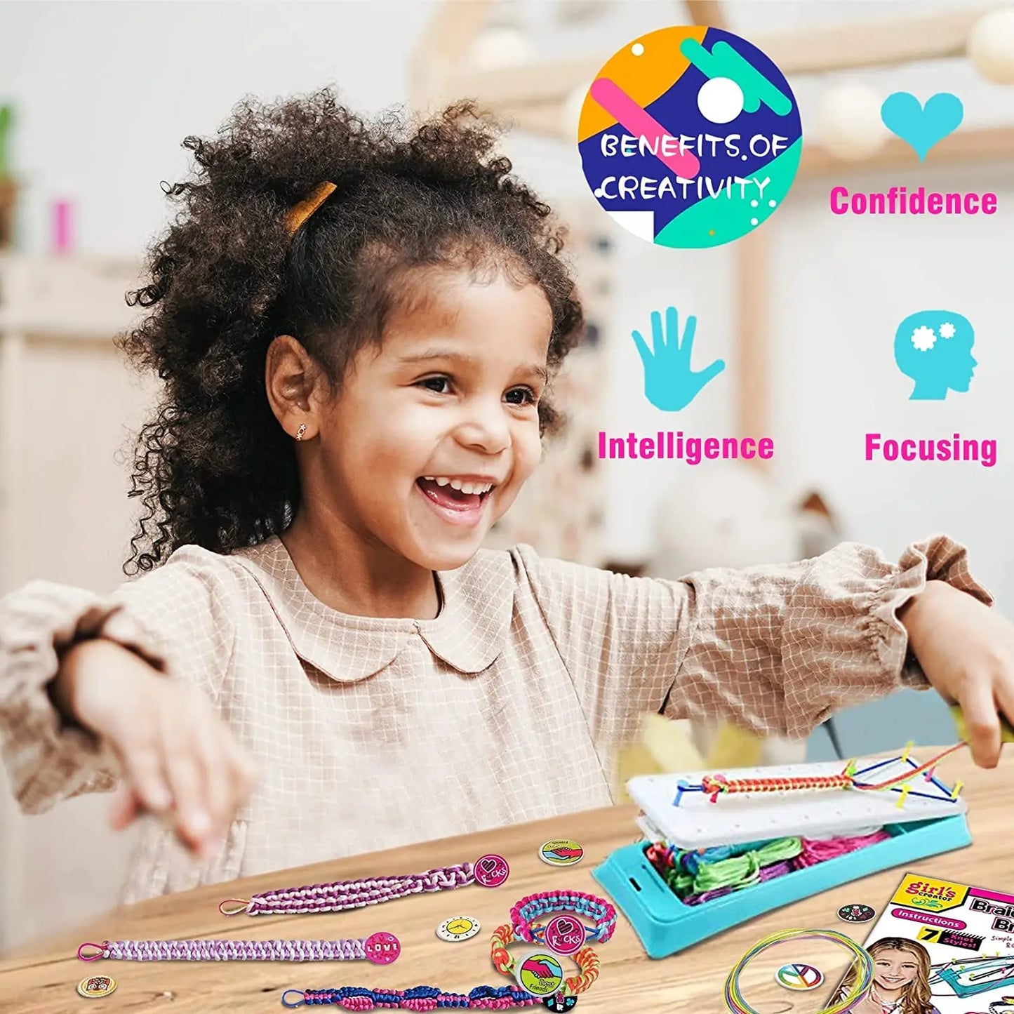 Friendship Bracelet Making Kit for Girls