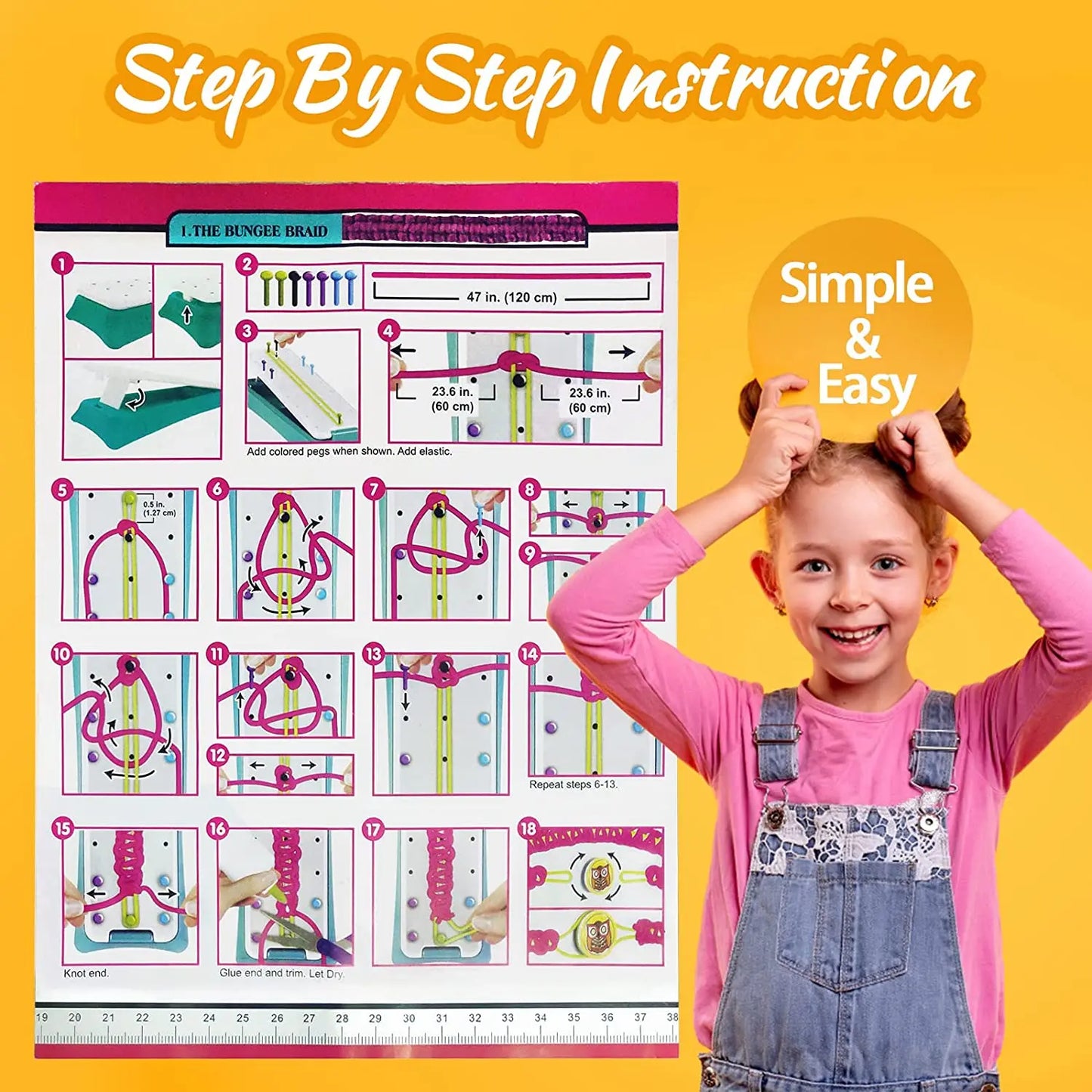 Friendship Bracelet Making Kit for Girls