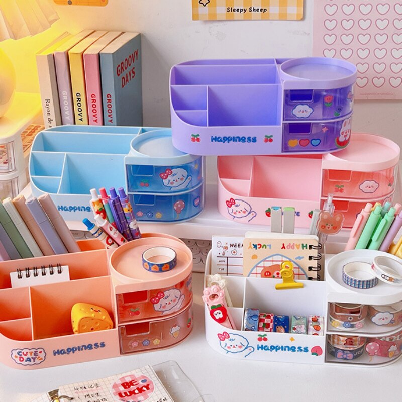 Kawaii Stationery Holder Desk Accessories