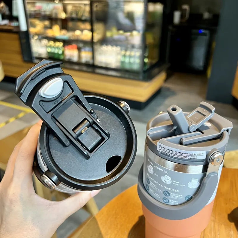 Coffee Cup Tumbler Stainless Steel Car Travel Mug Vacuum Flask