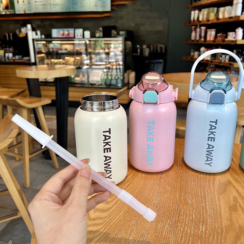 850ml Cute Stainless Steel Thermos Water Bottle