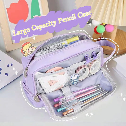 Large double-layer pencil case
