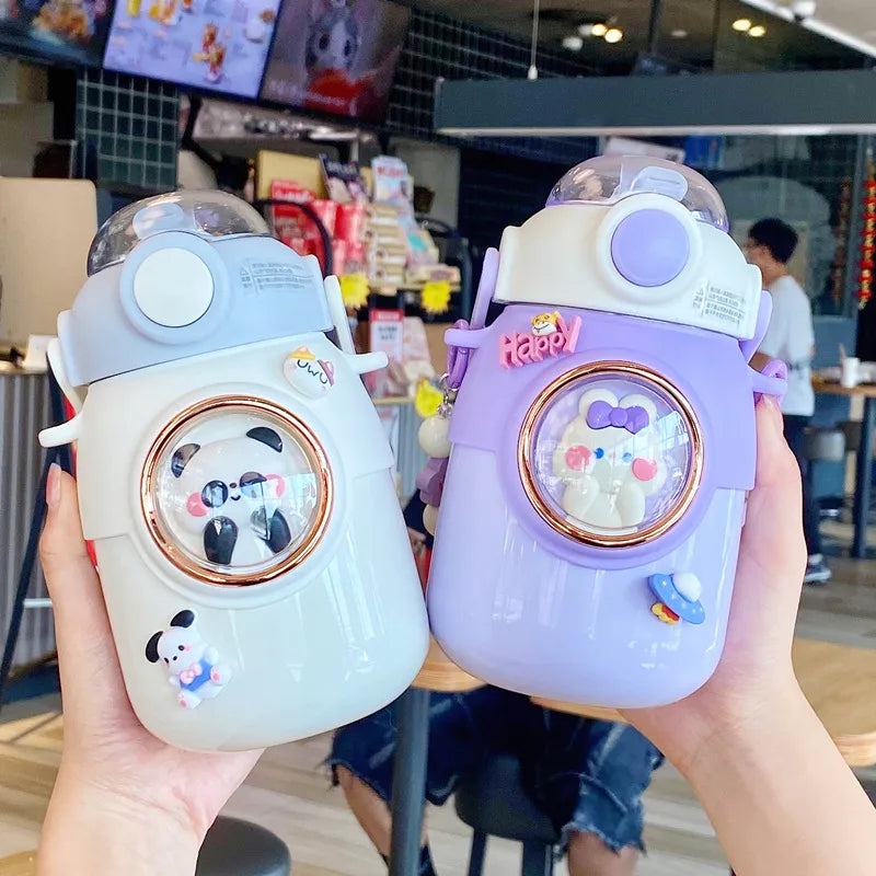 Kawaii Vacuum Flasks Portable Water Bottle 316 Stainless Steel 700ml